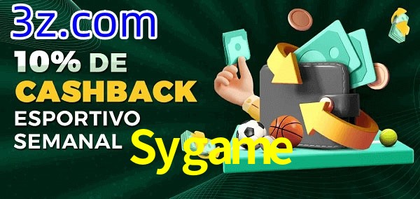 10% de bônus de cashback na Sygame